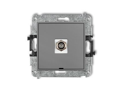Single antenna F type socket (SAT) mechanism