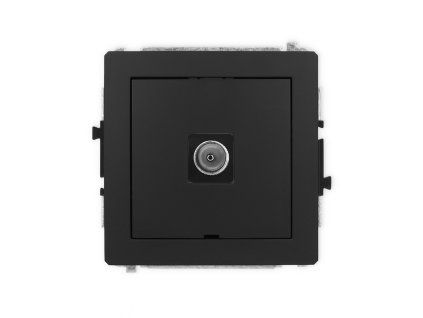 Single antenna tv socket mechanism