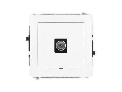 Single antenna tv socket mechanism