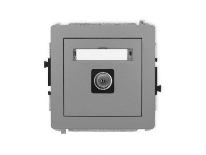 Single antenna tv socket mechanism