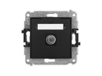 Single antenna tv socket mechanism