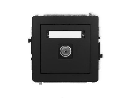 Single antenna tv socket mechanism