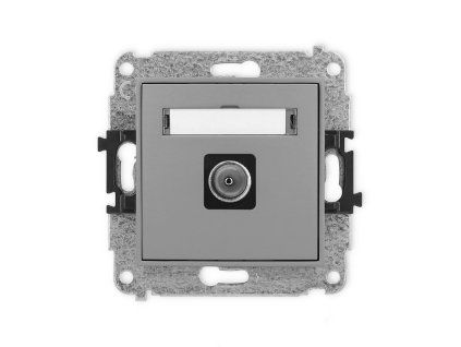 Single antenna tv socket mechanism
