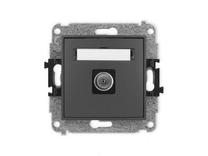 Single antenna tv socket mechanism