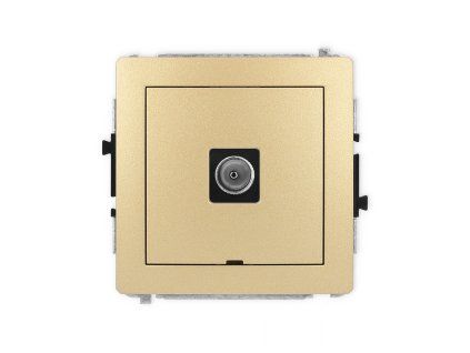 Single antenna tv socket mechanism