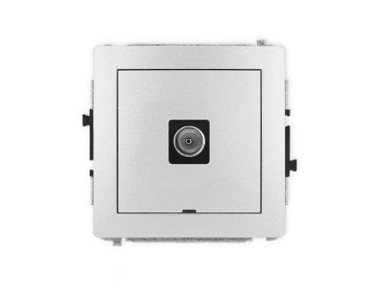 Single antenna tv socket mechanism