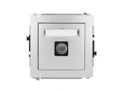 Single antenna tv socket mechanism