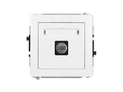 Single antenna tv socket mechanism
