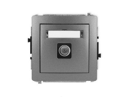Single antenna tv socket mechanism