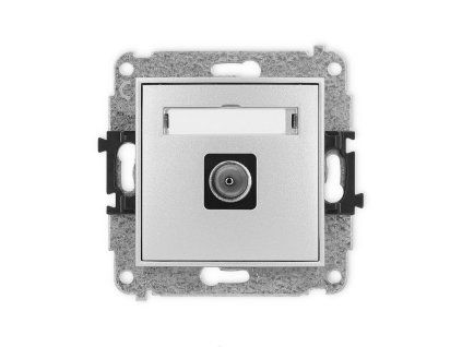 Single antenna tv socket mechanism