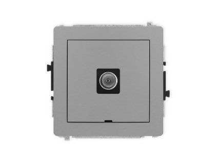 Single antenna tv socket mechanism