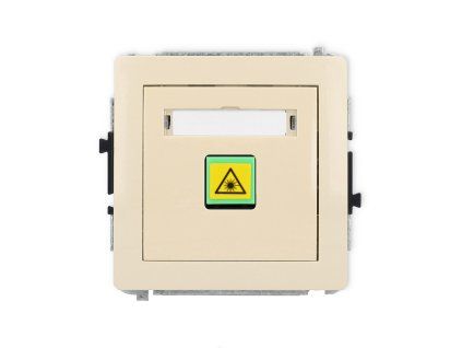 Single fibre/optical socket mechanism