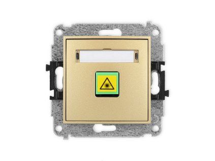 Single fibre/optical socket mechanism
