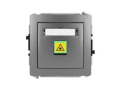 Single fibre/optical socket mechanism