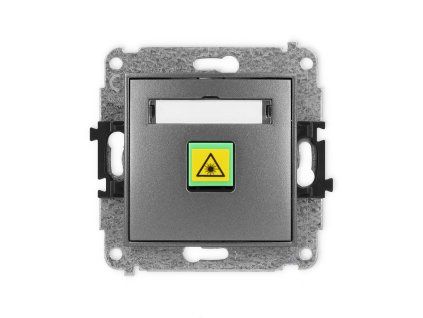 Single fibre/optical socket mechanism
