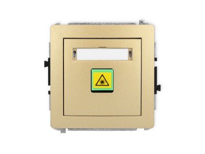 Single fibre/optical socket mechanism