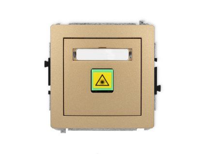 Single fibre/optical socket mechanism