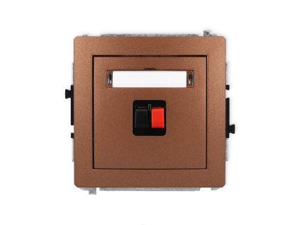 Single loudspeaker socket (2mm) mechanism