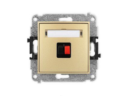 Single loudspeaker socket (2mm) mechanism