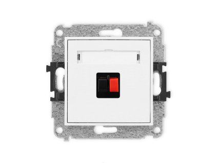 Single loudspeaker socket (2mm) mechanism