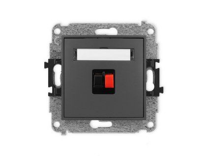 Single loudspeaker socket (2mm) mechanism