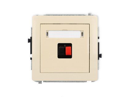 Single loudspeaker socket (2mm) mechanism
