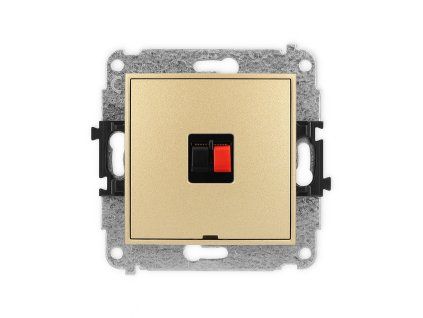 Single loudspeaker socket (2mm) mechanism