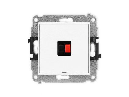 Single loudspeaker socket (2mm) mechanism