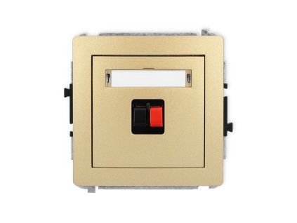 Single loudspeaker socket (2mm) mechanism