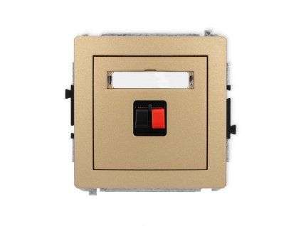 Single loudspeaker socket (2mm) mechanism