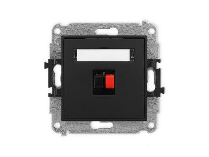 Single loudspeaker socket (2mm) mechanism