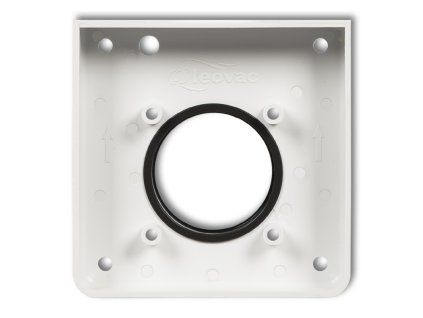 Single mounting box for a central vacuum cleaner suction socket