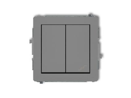 Single pole with two-way switch mechanism