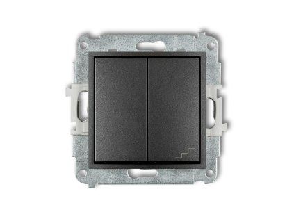 Single pole with two-way switch mechanism