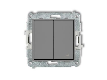 Single pole with two-way switch mechanism