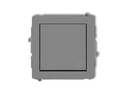 Single push button "bell" mechanism
