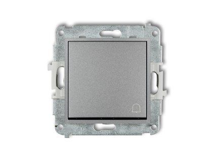 Single push button "bell" mechanism