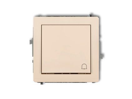 Single push button "bell" mechanism