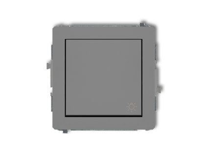 Single push button "light" mechanism