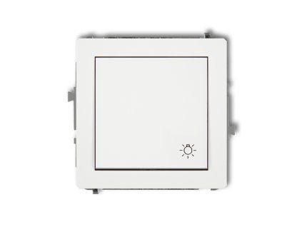 Single push button "light" mechanism