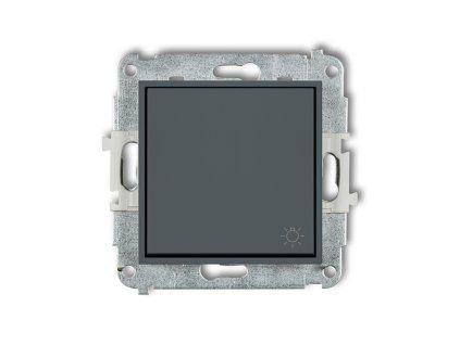 Single push button "light" mechanism