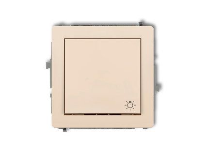 Single push button "light" mechanism