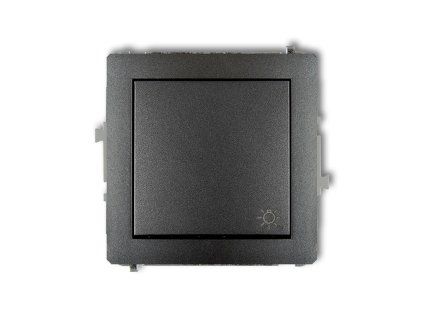 Single push button "light" mechanism