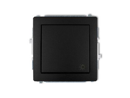 Single push button "light" mechanism