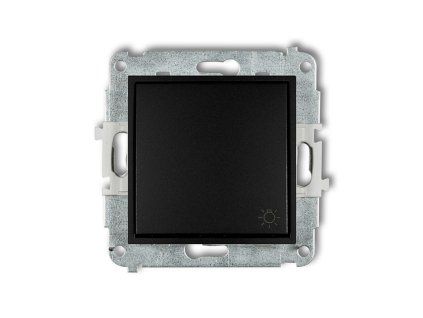 Single push button "light" mechanism