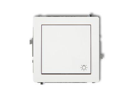Single push button "light" mechanism