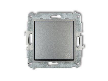 Single push button "light" mechanism