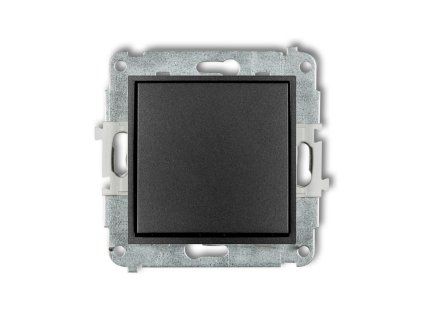 Single push button mechanism (single push button without pictogram)