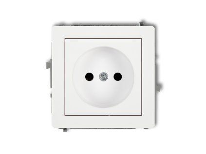 Single socket without the 2P earth mechanism (with increased contact protection/shutter)