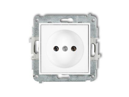 Single socket without the 2P earth mechanism (without increased contact protection/shutter)